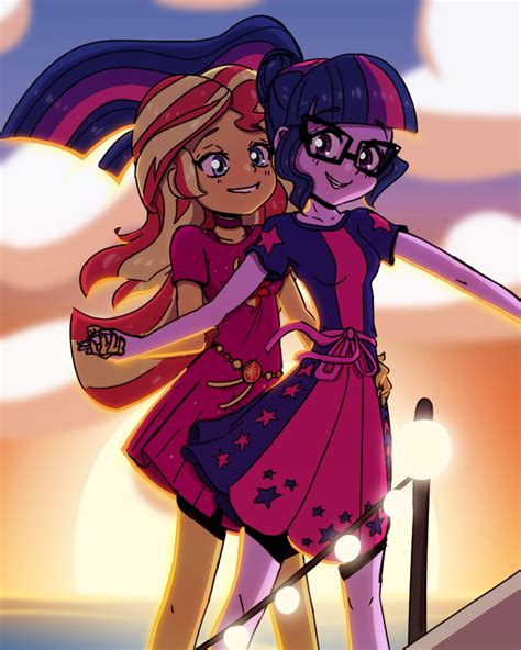 my little pony sunset shimmer and twilight sparkle|what does sunset shimmer represent.